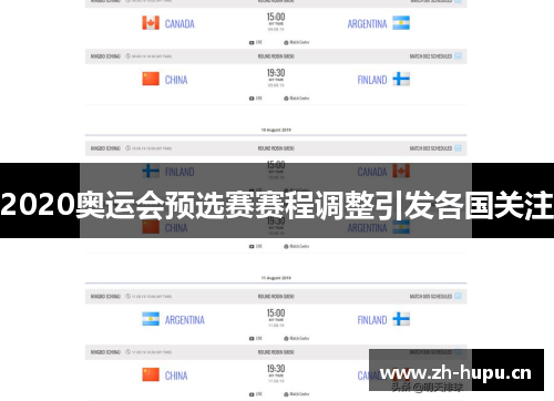 2020奥运会预选赛赛程调整引发各国关注 2020奥运会预选赛赛程调整引发各国关注